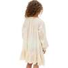 Olivia Button Down Embroidered Dress, Ecru - Dresses - 2