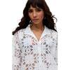 Shelli All Over Broderie Anglaise Shirt, White - Blouses - 6