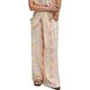 Matisse Wide Leg Patchwork Floral Print Trouser, Cream - Pants - 1 - thumbnail