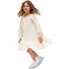 Olivia Button Down Embroidered Dress, Ecru - Dresses - 5
