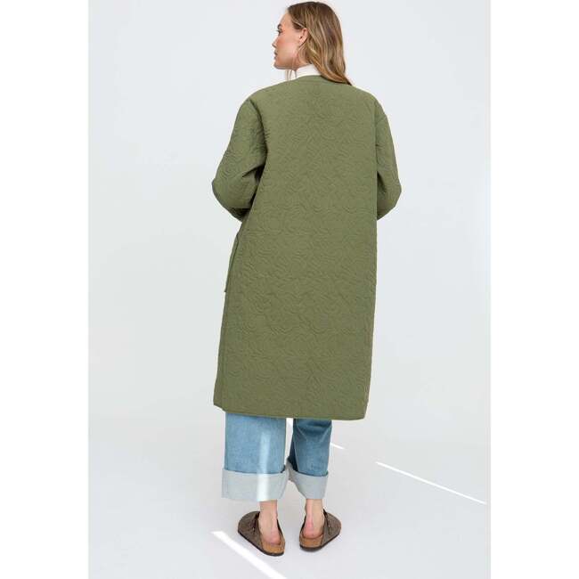 Heidi Quilted Coat, Green