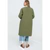 Heidi Quilted Coat, Green - Jackets - 2