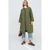 Heidi Quilted Coat, Green - Jackets - 3