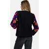 Halen Quilted Embroidered Jacket, Black - Jackets - 3 - thumbnail