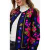 Halen Quilted Embroidered Jacket, Black - Jackets - 4 - thumbnail