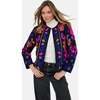 Halen Quilted Embroidered Jacket, Black - Jackets - 5 - thumbnail