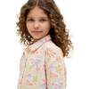 Gilly Scalloped Edge Matisse Print Shirt, Multi - T-Shirts - 4 - thumbnail