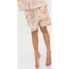 Gilly Scalloped Edge Matisse Print Shorts, Multi - Shorts - 1 - thumbnail