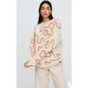 Elton Embroidered Sweater, Neutral - Sweaters - 6