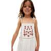 Eina Ladder Insert Embroidered Dress, White - Dresses - 5