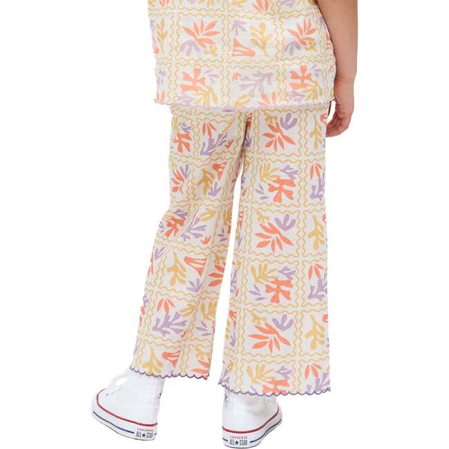 Gilly Scallop Edge Matisse Print Trouser, Multi - Pants - 5