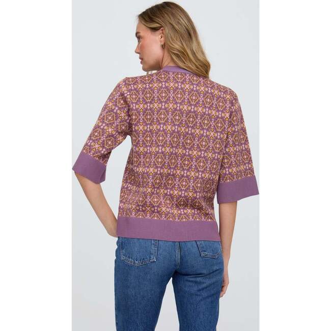 Daffodil Slouchy Knitted T-Shirt, Pink - T-Shirts - 3