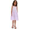 Camilla Tiered Lace Insert Dress, Purple - Dresses - 1 - thumbnail