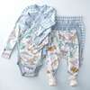 STERLING 3-Pack Side Snap Bodysuit, Rawr Some Check - Onesies - 6 - thumbnail