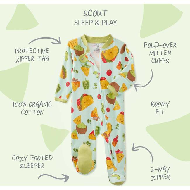 SCOUT Sleep & Play, Taco 'Bout Cute - Footie Pajamas - 3