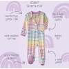 SCOUT Sleep & Play, Sunny Pink Rainbow - Footie Pajamas - 3