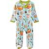SCOUT Sleep & Play, Blue Dim Sum Fun - Footie Pajamas - 1 - thumbnail