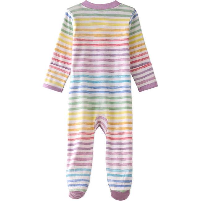 SCOUT Sleep & Play, Sunny Pink Rainbow - Footie Pajamas - 4