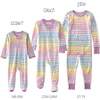 SCOUT Sleep & Play, Sunny Pink Rainbow - Footie Pajamas - 5