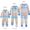 SCOUT Sleep & Play, Sunny Blue Rainbow - Footie Pajamas - 5