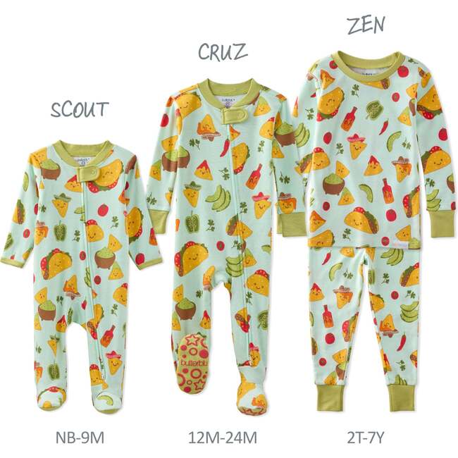 SCOUT Sleep & Play, Taco 'Bout Cute - Footie Pajamas - 5