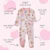 SCOUT Sleep & Play, Pink Milk N Cookies Crew - Footie Pajamas - 3