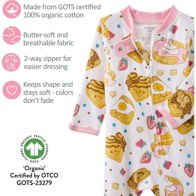 SCOUT Sleep & Play, Waffling On - Footie Pajamas - 6