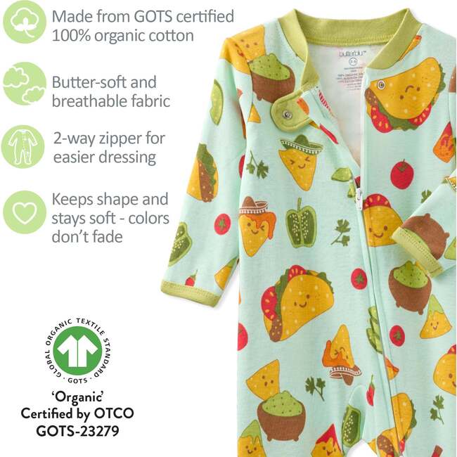 SCOUT Sleep & Play, Taco 'Bout Cute - Footie Pajamas - 6
