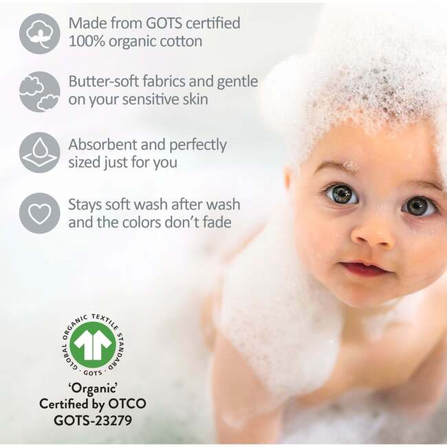 RIVER 10-Pack Washcloths, White - Washcloths & Hand Towels - 5