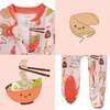 SCOUT Sleep & Play, Pink Dim Sum Fun - Footie Pajamas - 7