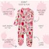 SCOUT Sleep & Play, Berry Best - Footie Pajamas - 4