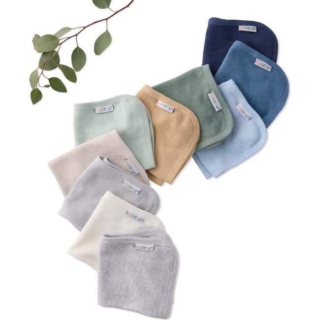 RIVER 10-Pack Washcloths, Seafoam Terra