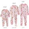 SCOUT Sleep & Play, Pink Milk N Cookies Crew - Footie Pajamas - 5