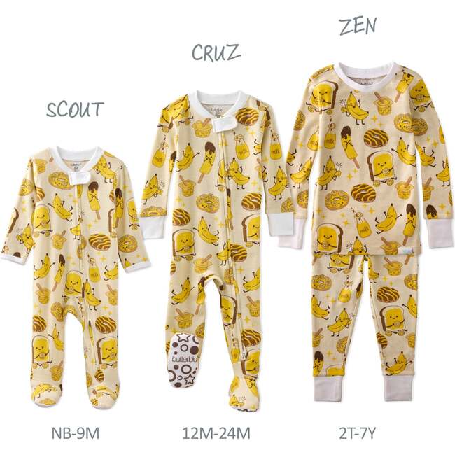 SCOUT Sleep & Play, Peeling Good - Footie Pajamas - 5