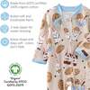 SCOUT Sleep & Play, Milk N Cookie Crew - Footie Pajamas - 6