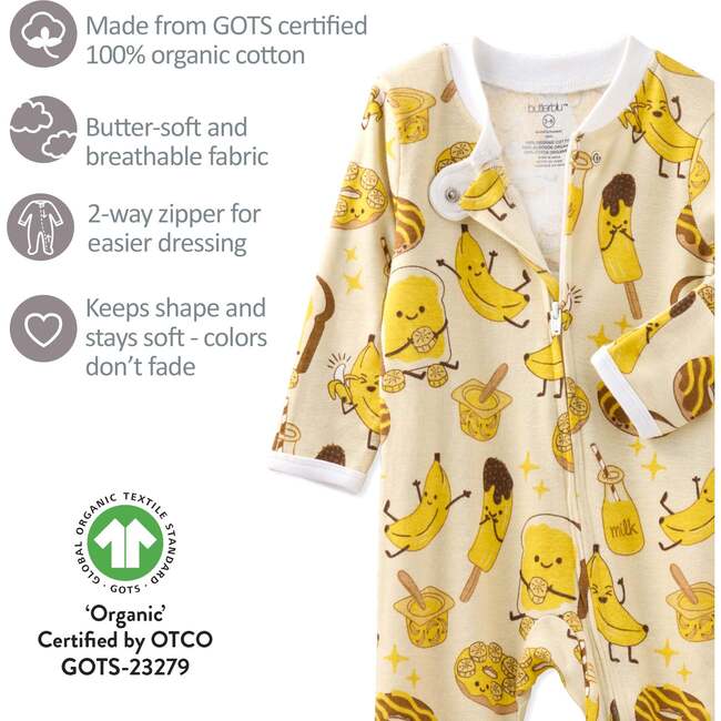 SCOUT Sleep & Play, Peeling Good - Footie Pajamas - 6