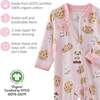 SCOUT Sleep & Play, Pink Milk N Cookies Crew - Footie Pajamas - 6
