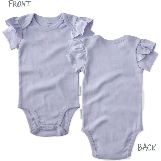 RORY 5-Pack Short Sleeve Ruffle Bodysuits, Frost - Onesies - 4