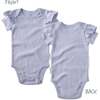 RORY 5-Pack Short Sleeve Ruffle Bodysuits, Frost - Onesies - 4