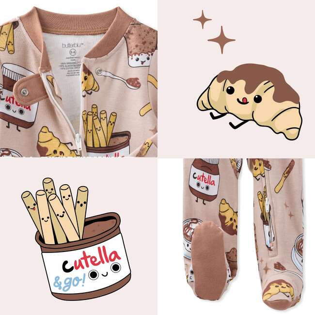 SCOUT Sleep & Play, Choc Full of Cute - Footie Pajamas - 7