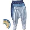 FALLON 3-Pack Footed Pants, Terra - Pants - 1 - thumbnail