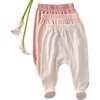 FALLON 3-Pack Footed Pants, Sorbet - Pants - 1 - thumbnail