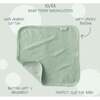 RIVER 10-Pack Washcloths, Seafoam Terra - Washcloths & Hand Towels - 3