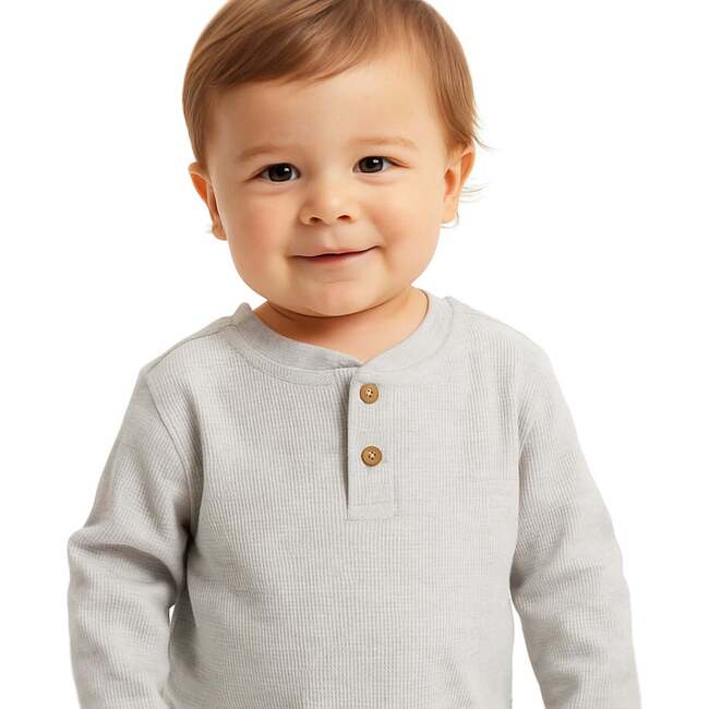 PAYTON 5-Pack Waffle Henleys, Seafoam - Shirts - 7