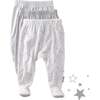 FALLON 3-Pack Footed Pants, Gray Twinkle - Pants - 1 - thumbnail