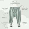 FALLON 3-Pack Footed Pants, Seafoam - Pants - 3 - thumbnail