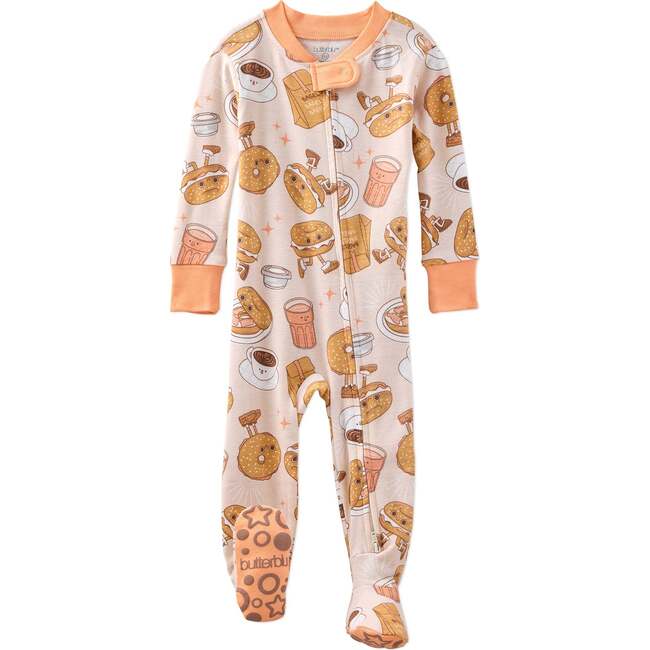 CRUZ Snug Fit Footed Sleeper, Schmear