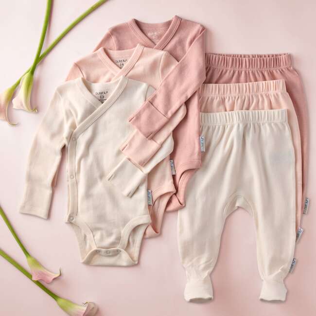 FALLON 3-Pack Footed Pants, Sorbet - Pants - 5