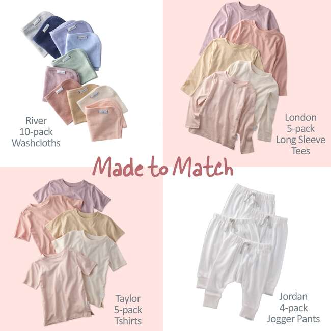 JORDAN 4-Pack Jogger Pants, Sorbet - Pants - 5