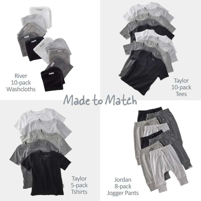 JORDAN 4-Pack Jogger Pants, Stone - Pants - 5